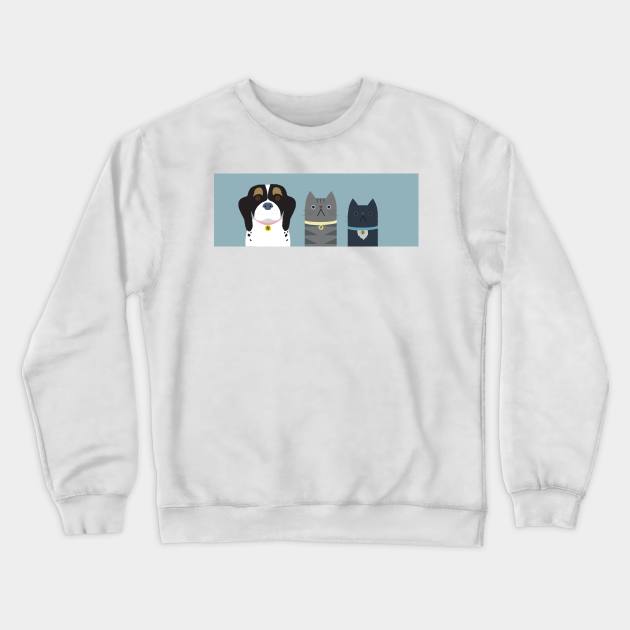 Nilla Pablo and Gideon Crewneck Sweatshirt by JCPhillipps